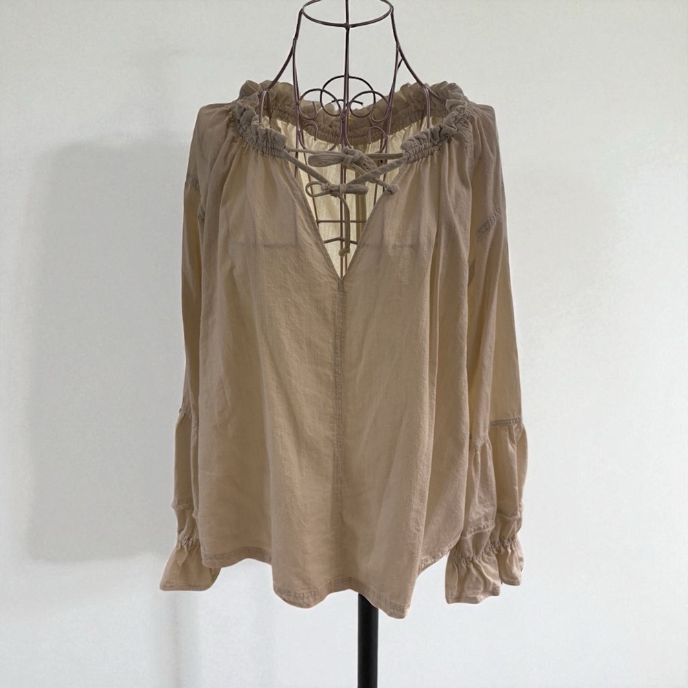 We The Free Alpine Denim Top, Sz Small